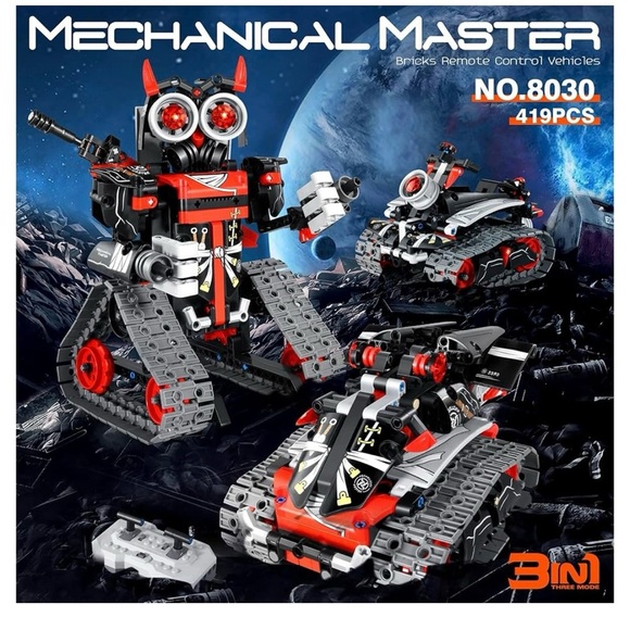 New sealed box. Mechanical Masters Stem Car/Robot building set. 419 pieces - Picture 10 of 10
